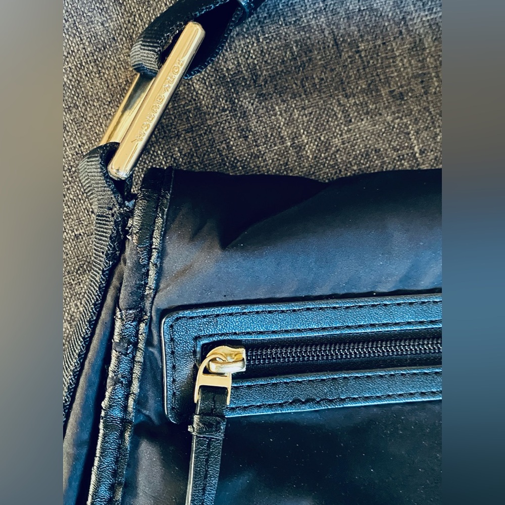 Tory Burch Black Nylon Crossbody Bag Gold hardware - Picture 8 of 12